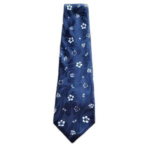 Tropical Hawaii Floral Patterned Tie - Hand Made In Korea